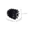 PLAFOPE 6Pcs Brush Replacement Heads Plastic Brush Refills for Bathroom Bowl Each Compact Easy to Store Cleaning view 2