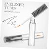 BAZEITFLOW 3pcs Diy Mascara Tube Set Empty Eyelash Tubes Brush Leakproof Compact for Travel view 2