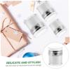 TOGEVAL 3Pcs Portable Cosmetic Containers Double Layer Lotion Jars for Travel and Lotion Storage Compact and Lightweight Design for Trip Use view 3