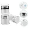 TOGEVAL 3Pcs Portable Cosmetic Containers Double Layer Lotion Jars for Travel and Lotion Storage Compact and Lightweight Design for Trip Use view 4