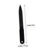 Beaupretty 3Pcs Stainless Steel Nail Files for Fingernails Durable Manicure Tools with Stylish Design Portable and Easy to Use for Womens Nail Care Routine view 2