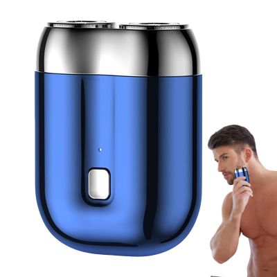 Men Waterproof Travel Shaver, Washable Rechargeable Shaving Machines | Shavers for Men,Foil Shaver with Floating Blade Double Head Razor | Pocket Size Motor Electric for,Foil Shave