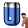 Men Waterproof Travel Shaver, Washable Rechargeable Shaving Machines | Shavers for Men,Foil Shaver with Floating Blade Double Head Razor | Pocket Size Motor Electric for,Foil Shave view 1