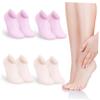Beavorty 4pairs Thick Socks for Women Moisturizing Silicone Socks for Foot Care Spa Use Sleep Ankle view 1