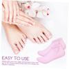 Beavorty 4pairs Thick Socks for Women Moisturizing Silicone Socks for Foot Care Spa Use Sleep Ankle view 4