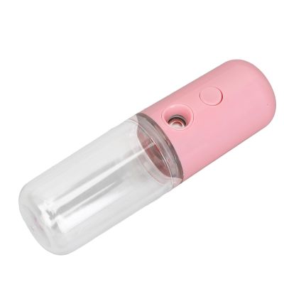 Portable Sprayer, Face Humidifier, Hydrating Mist Sprayer for Skin Care, Daily Makeup Setting, Travel Friendly Design, Ultra Fine Spray, Pink
