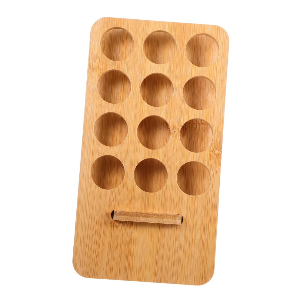 Alipis Multi-functional Essential Oil Display Rack 12-slot Organizer for Small Bottles for Aromatherapy Skincare, and Home Decoration