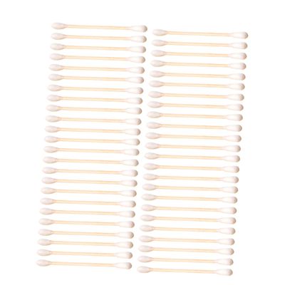 Beavorty 300PCS Double-Headed Cotton Swabs Soft and Absorbent Cosmetic Cotton Sticks for Makeup Remover for Household and Personal Use