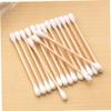 Beavorty 300PCS Double-Headed Cotton Swabs Soft and Absorbent Cosmetic Cotton Sticks for Makeup Remover for Household and Personal Use view 4