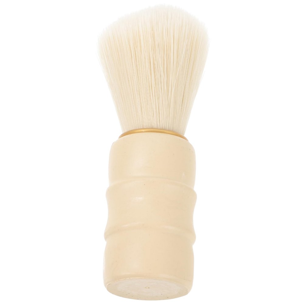 OUNONA Barber Brush Fine Hair Texture Men's Shaving Brush for Professional Shave Beard Care Tool