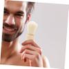 OUNONA Barber Brush Fine Hair Texture Men's Shaving Brush for Professional Shave Beard Care Tool view 4