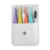 GALPADA Eyebrow Clip Kit Trimmer Grooming Scissors Tweezers Travel Eyebrow Shaper view 1