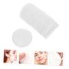 WRITWAA 200Pcs 6cm Round Reusable Makeup Remover Pads Three-Layer Cotton Facial Cleaning Tool for Skin Types for Travel and Daily Use view 3