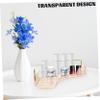ABOOFAN Vanity Tray Corner Shelf Makeup Organizer Bathroom Storage Rack Pet Sturdy Easy to Move Tidy Space view 3