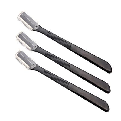 Healvian 12pcs Safety Eyebrow Razor Set for Women Facial Hair Remover Brow Scissors Makeup Accessories Easy to Use and Clean