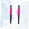 SHERCHPRY 2pcs Stainless Steel Eyebrow Clamp Tweezers Precision Eyebrow Shaping Tool for Easy Hair Removal and Trimming Design Convenient for Makeup Bag view 2