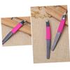 SHERCHPRY 2pcs Stainless Steel Eyebrow Clamp Tweezers Precision Eyebrow Shaping Tool for Easy Hair Removal and Trimming Design Convenient for Makeup Bag view 3