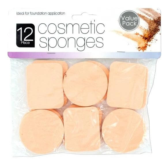12 Cosmetic Sponges