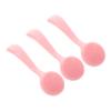 GALPADA 3pcs Handheld Face Cleaning Brush Soft Silicone Scrubber for Women Effortless Facial Cleansing Tool Pink for Gentle Skin Massage and Deep Cleansing view 1