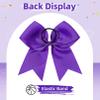 12 PCS Basketball Cheer Bows 8" Large Hair Bows Ponytail Holders for Girls Cheerleader Game Day Sports Team Spirit Accessories Handmade Glitter Streamer Hair Ribbons Bulk view 4