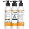 AJOMED COSMETICS Tallow & Goat Milk Body moisturizing Lotion for Sensitive Skin, handmade tallow cream (12 Fl OZ, Unscented) view 4