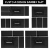 HAPPYPOSH Magnetic Barber Mat, Large Magnetic Barber Mats For Clippers and Supplies, Barbershop Pad for Station, Beauty Salon Table Matt, Tool Organizer for Pro Hairstylist, 4PCS view 2