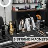 HAPPYPOSH Magnetic Barber Mat, Large Magnetic Barber Mats For Clippers and Supplies, Barbershop Pad for Station, Beauty Salon Table Matt, Tool Organizer for Pro Hairstylist, 4PCS view 4