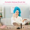 12-Piece Makeup Brush Set With Bag, Includes 8 Brushes For Foundation, Blush, Shadow & More, Perfect Bridesmaid Gift, Compact And Portable For Travel view 2