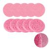 10Pcs Pink Round 2.5Inch Wood Pulp Cotton Compressed Facial Sponge Reusable Face Washing Sponges for Skin Cleaning Cosmetic Spa Makeup Removal view 1