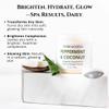 Peppermint Organic Coconut Oil Face and Body Polish - Non Toxic Body Exfoliator & Resurfacing Treatment - Smoothing Bump Eraser for KP & Strawberry Legs - Daily Hydrating Ritual for Sensitive Skin view 3