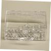 Healifty Portable Cosmetics Organizer Storage Box Lock for Makeup Bags Jewelry Hair Clips Swabs view 2
