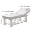 Adjustable Massage Tables, Esthetics Bed with Storage Shelf and Removable Headrest, SPA Bed for Home, Beauty Salon, Health Center, Leisure Club view 2