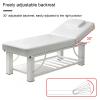 Adjustable Massage Tables, Esthetics Bed with Storage Shelf and Removable Headrest, SPA Bed for Home, Beauty Salon, Health Center, Leisure Club view 3