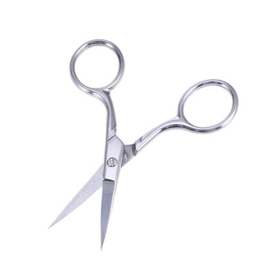 Healvian 2pcs Stainless Steel Eyebrow Scissors for Men Nose Hair Trimmer Facial Hair Scissors Curved Tips for Easy Cutting