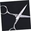Healvian 2pcs Stainless Steel Eyebrow Scissors for Men Nose Hair Trimmer Facial Hair Scissors Curved Tips for Easy Cutting view 3