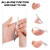 6PCS Metal Fingernail File, Double Sided Metal Nail File, Durable Thin Stainless Steel Nail Files for Filing Polishing, Manicure Pedicure Toenails Gentle Care Tools view 3