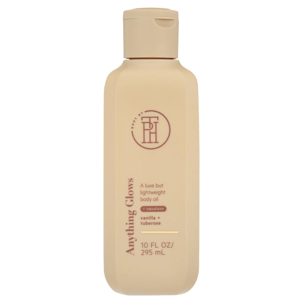 B~ ODY by T~P~H Anything Glows Body Oil for Dry Skin for Women & Men, 10 oz - (Pack of 1)