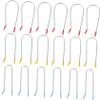 Beaupretty 24pcs Hot Roller Clips U Shaped Wire Clips for Hair Styling Durable Spring Perm Rods for Creating Waves and Retro view 1