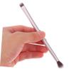 DONFAMDS Professional Makeup Brush Double Ended Eyeshadow Brow Foundation Brush for Women Matted Gold view 3