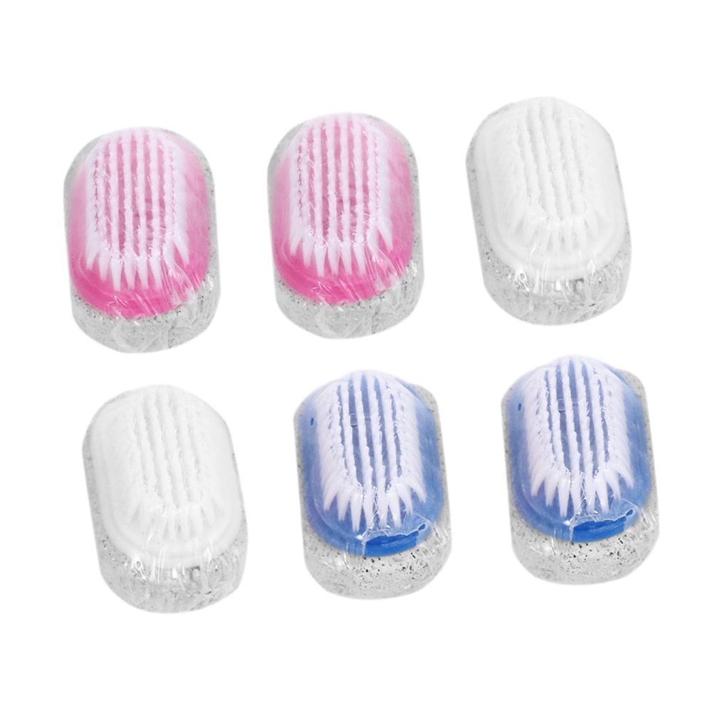 DONFAMDS 6Pcs Double Sided Foot Scrubber Natural Exfoliating Stone for Smooth Feet Durable Foot Tool Dead Skin Remover Convenient Foot Care
