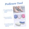 DONFAMDS 6Pcs Double Sided Foot Scrubber Natural Exfoliating Stone for Smooth Feet Durable Foot Tool Dead Skin Remover Convenient Foot Care view 4
