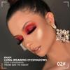 Monochrome Powder Eyeshadow Palette Makeup,Wine Red Natural Neutral Single Shimmer Eye Shadow for Older Women,Buildable Sparkly Eye Finish,Long Lasting Naturing-Looking view 2