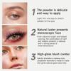 Monochrome Powder Eyeshadow Palette Makeup,Wine Red Natural Neutral Single Shimmer Eye Shadow for Older Women,Buildable Sparkly Eye Finish,Long Lasting Naturing-Looking view 3