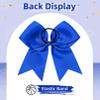 12 PCS Basketball Cheer Bows 8" Large Hair Bows Ponytail Holders for Girls Cheerleader Game Day Sports Team Spirit Accessories Handmade Glitter Streamer Hair Ribbons Bulk view 4