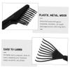 BESTYASH 8pcs Portable Hair Brush Cleaner Tool Scalp Cleaning Comb for Detangling and Maintaining Combs Multi-functional Hair Rake for Easy view 3