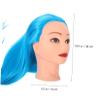 Beaupretty Practice Head Mold for Hair Styling Cosmetology Mannequin Head Model Braiding Hair view 3