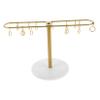 FONDOTIN Metal Hair Claw Clip Organizer with Hooks Space-Saving Storage Rack for Hair Accessories Desktop Display Holder for Women and Girls Bedroom Decor view 1