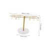 FONDOTIN Metal Hair Claw Clip Organizer with Hooks Space-Saving Storage Rack for Hair Accessories Desktop Display Holder for Women and Girls Bedroom Decor view 2