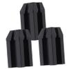WOFASHPURET 9pcs Eyebrow Pencil Sharpeners Dual Cosmetic Sharpener for Makeup Tools Detachable Lid Blades for Eyeliner and Brow Pencils Black view 1
