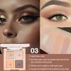 4Colors Eyeshadow Makeup Palette,Nude Champagne Natural Neutral Powde Eye Shadow Palette for Older Women,Long Lasting Naturing-Looking,Lightweight,Waterproof,Eye Makeup Kit Travel Size view 2